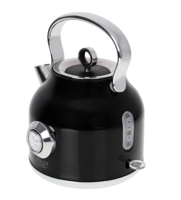 Електрочайник Adler STRIX з термометром нержавіюча сталь 1,7 л 2200 Вт Black (28432304) Електрочайник Adler STRIX з термометром нержавіюча сталь 1,7 л 2200 Вт Black (28432304)