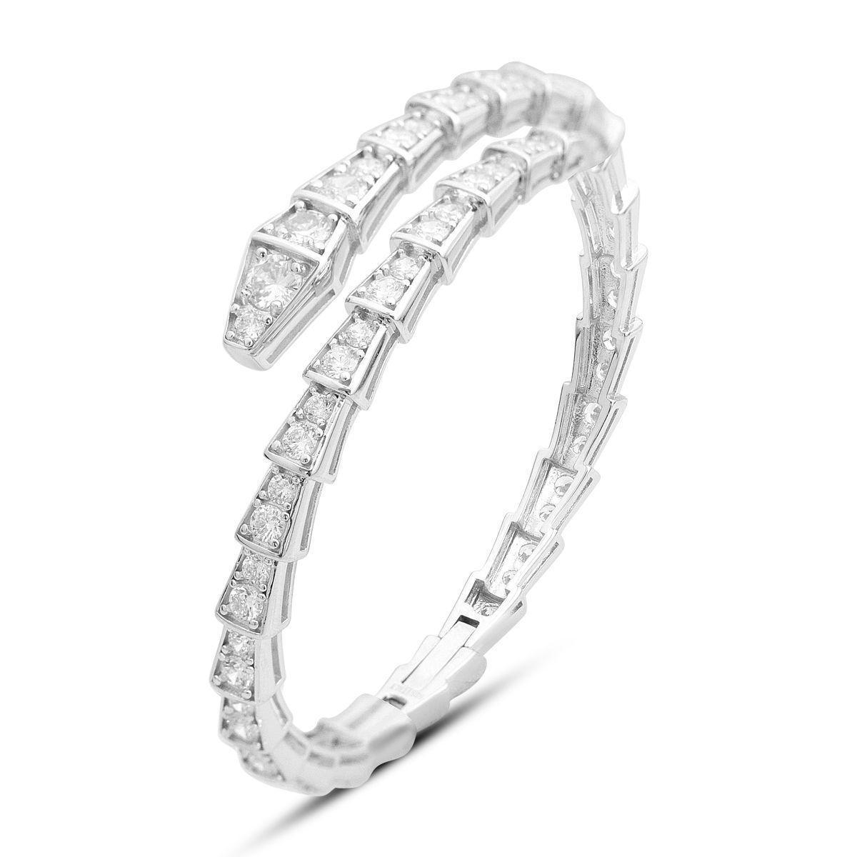 Браслет серебряный с фианитами 20,43 г 18 см (2161318)