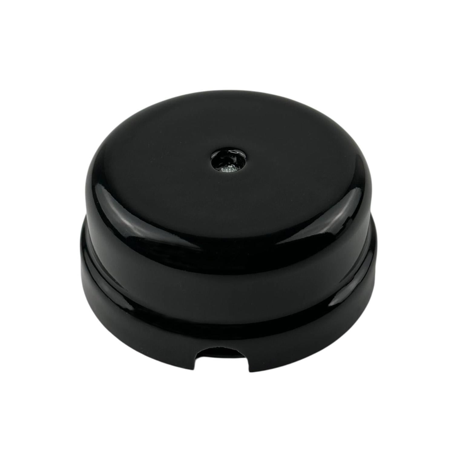 Распределительная коробка керамическая 78х35 мм Черный