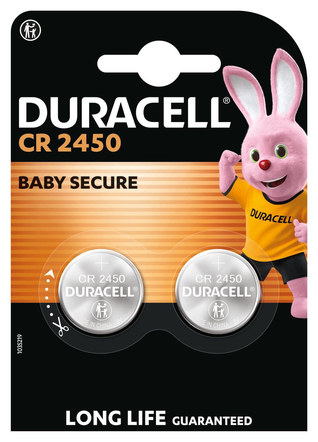 Батарейка Duracell CR2450 Lithium 3v 2 шт. (33829910)