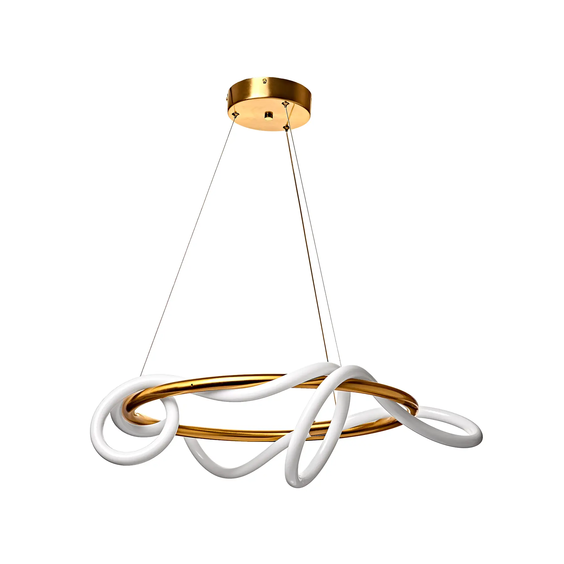 Люстра світлодіодна Arte Lamp A6543-PL-80 80 Вт 4000K Gold (12841742)