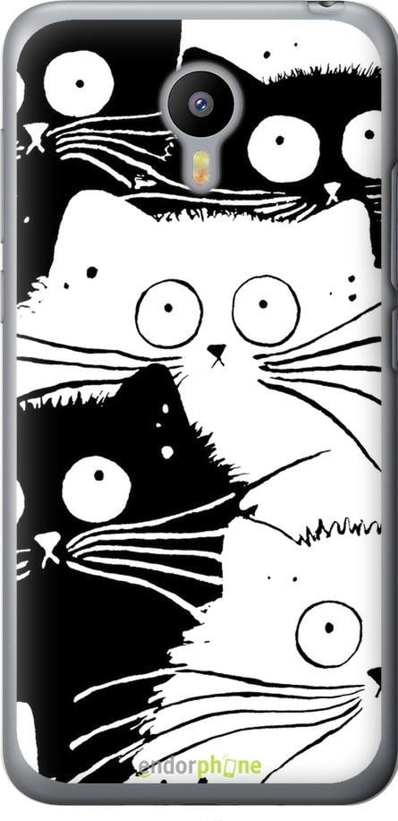 Чехол на Meizu M2 Коты v2 (3565m-185-42517)