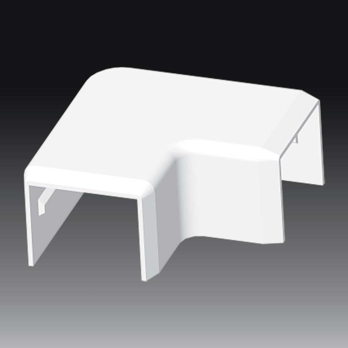 Угол плоский KOPOS для короба LHD 25x20 мм ПВХ Белый (8913_HB)