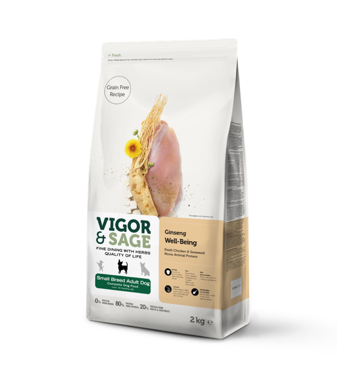 Корм сухий для собак малих порід Ginseng Well-Being 2 кг (10905)
