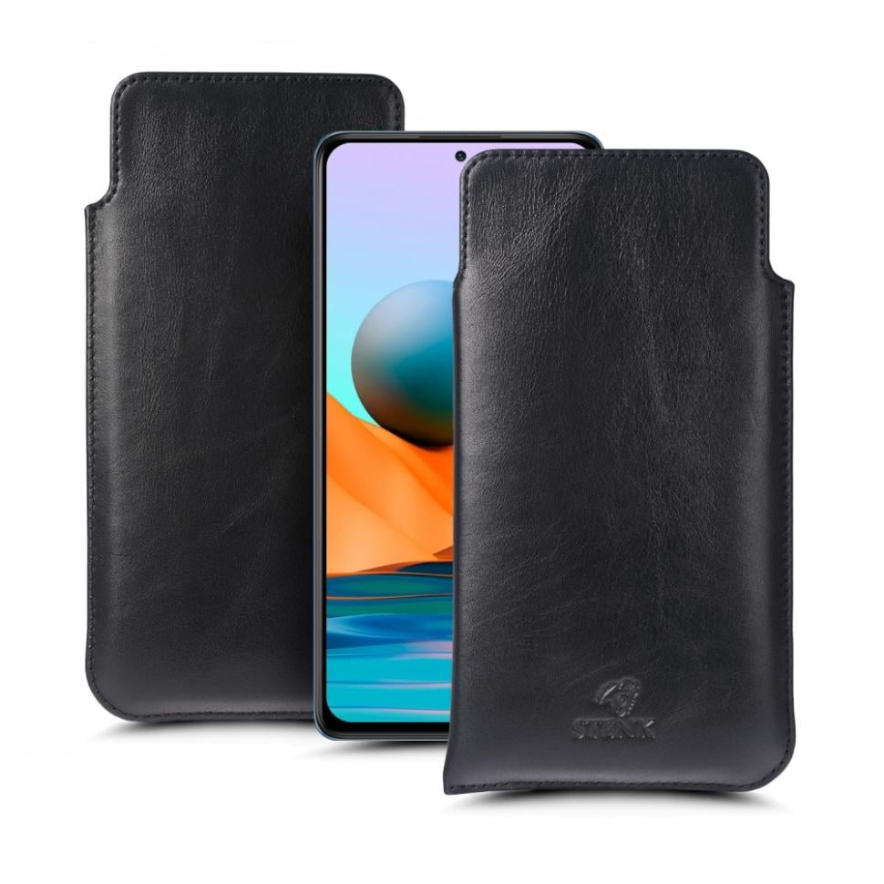 Футляр Stenk Elegance для Xiaomi Redmi Note 10 Pro Чорний (69671)