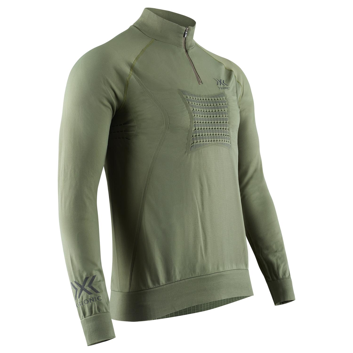 Спортивная кофта X-BIONIC Racoon 4.0 Transmision Layer Zip RC-YT20S20U-E052 XXL Olive Green/Anthracite