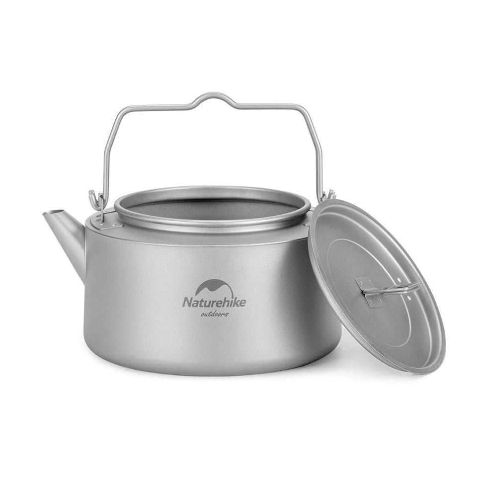 Чайник титановый Naturehike NH21CJ007 1 л Серый