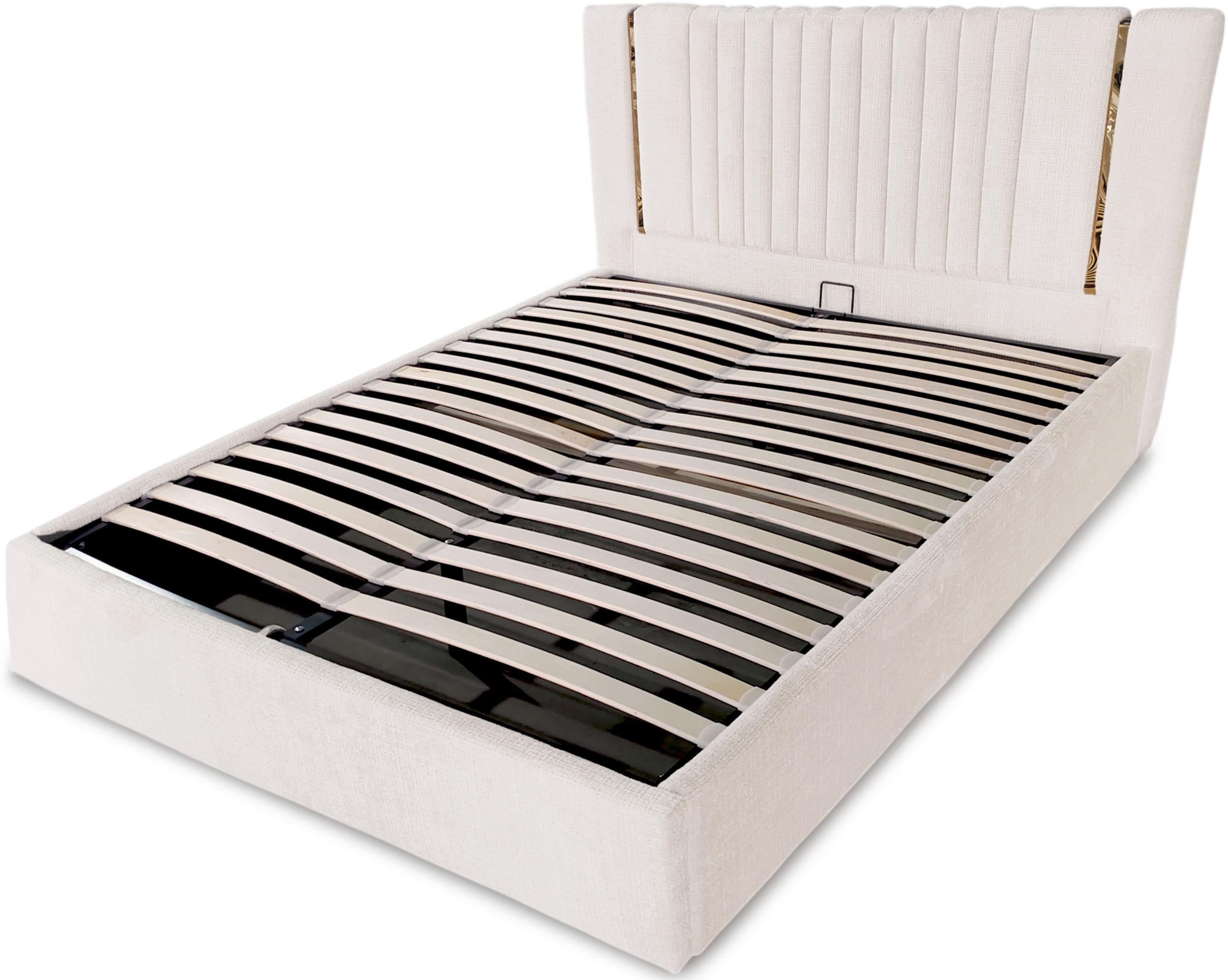 Кровать Rosetta с подъемным механизмом 160х200 см Vanilla charm (16124)