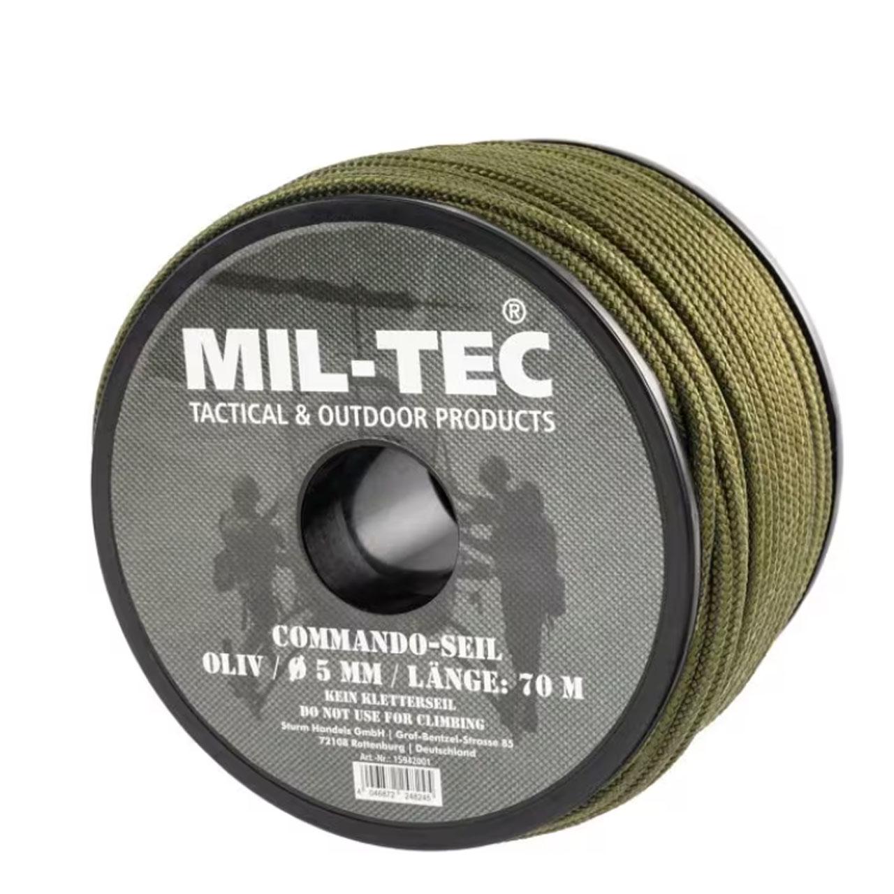 Веревка Mil-Tec Commando 70x5 мм Olive