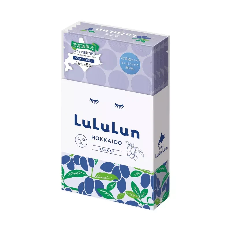 Маска для лица LuLuLun Premium Face Mask Hokkaido Haskap антиоксидантная с экстрактом жимолости 1 шт. х 5 уп. (2733567269)