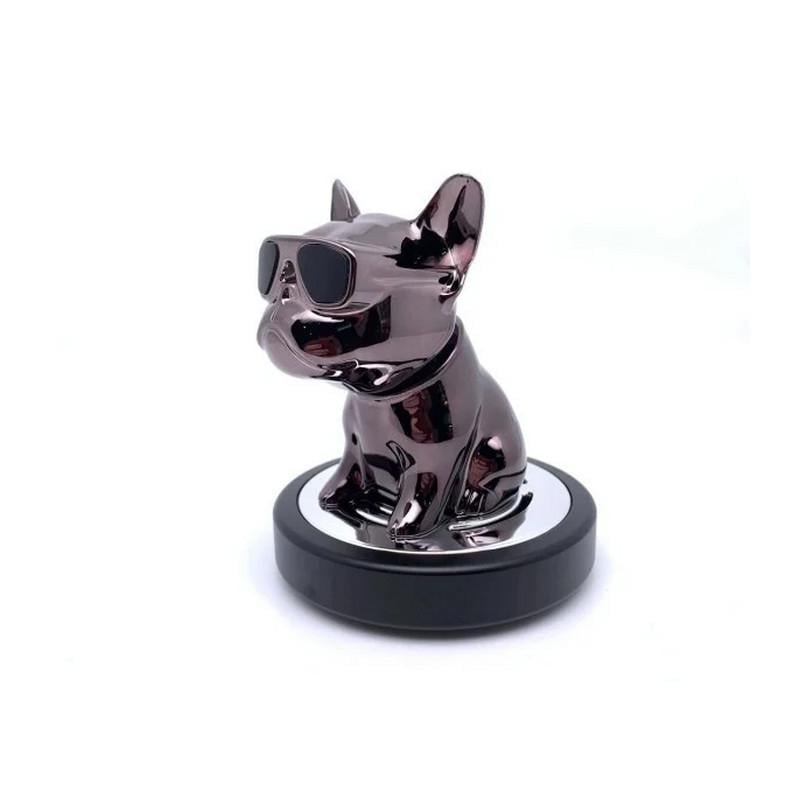 Ароматизатор автомобильный Бульдог с качающийся головой Черный (Leader-4488) - фото 3 Ароматизатор автомобильный Бульдог с качающийся головой Черный (Leader-4488) - фото 3