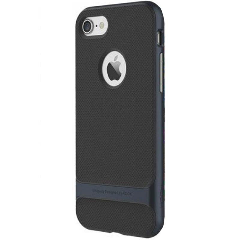 Чехол накладка Rock Royce Series Case for iPhone 8, Black-Navy Blue