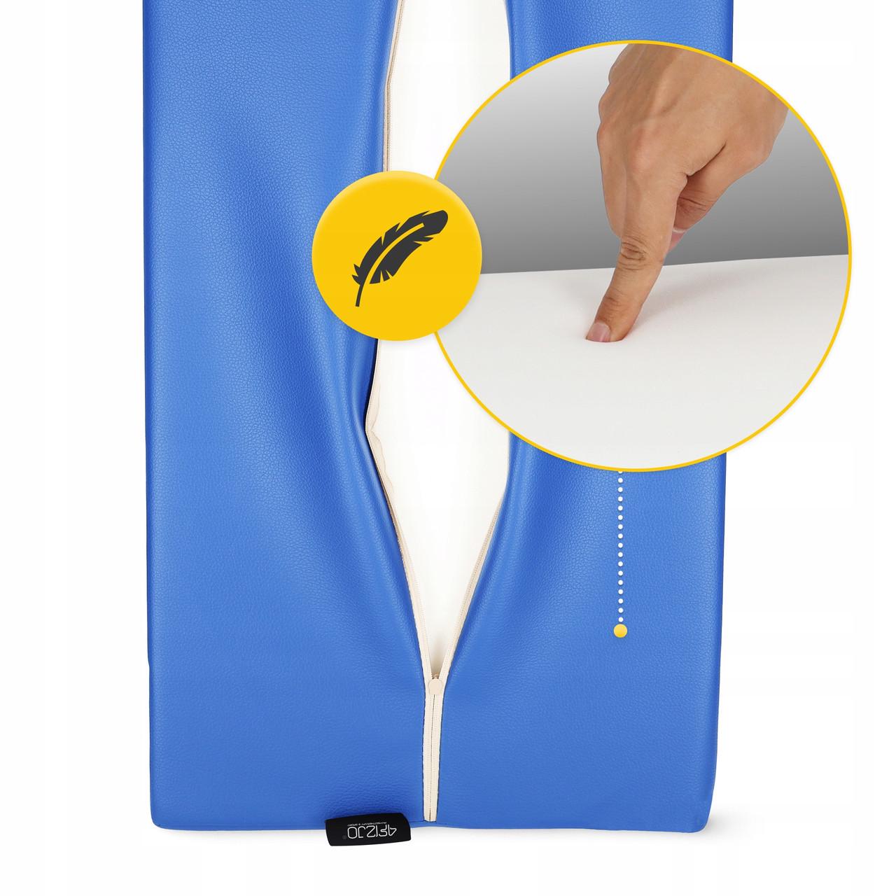 Полувалик 4fizjo для реабилитации и массажа 60х15х10 Blue (P-5907739319760) - фото 4 Полувалик 4fizjo для реабилитации и массажа 60х15х10 Blue (P-5907739319760) - фото 4