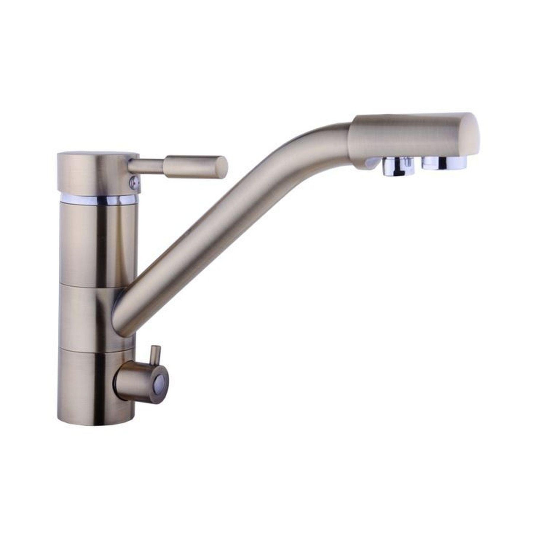 Смеситель для кухни Globus Lux Lazer GLLR-0555-Bbronz под осмос (000011153)