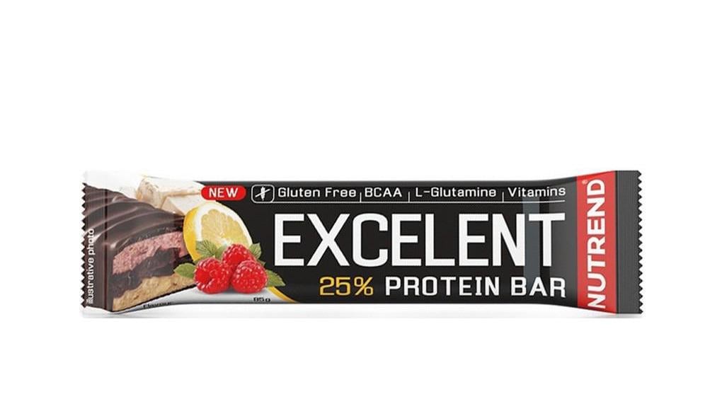 Батончик протеиновый Nutrend Excelent Protein bar 25 % Лимонный курд-Малиновый чизкейк 85 г