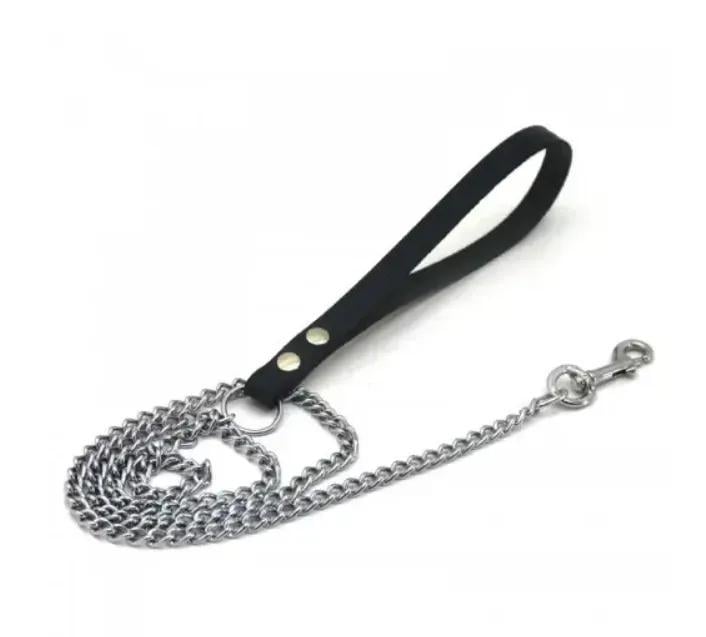 Повідець ланцюг Економ для собак ПЛЧ 1,5 мм 110 см Хром