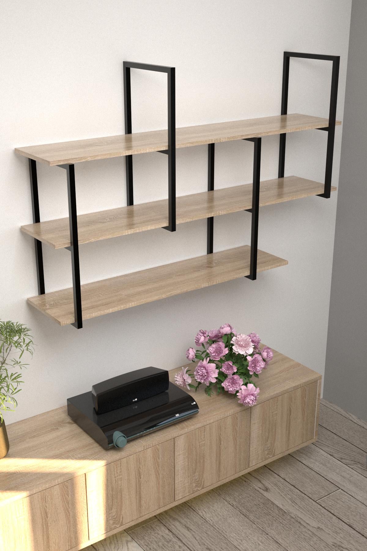 Полка настенная EcoLoft Лофт Эстера DSP-1186 Дуб сонома (25740045)