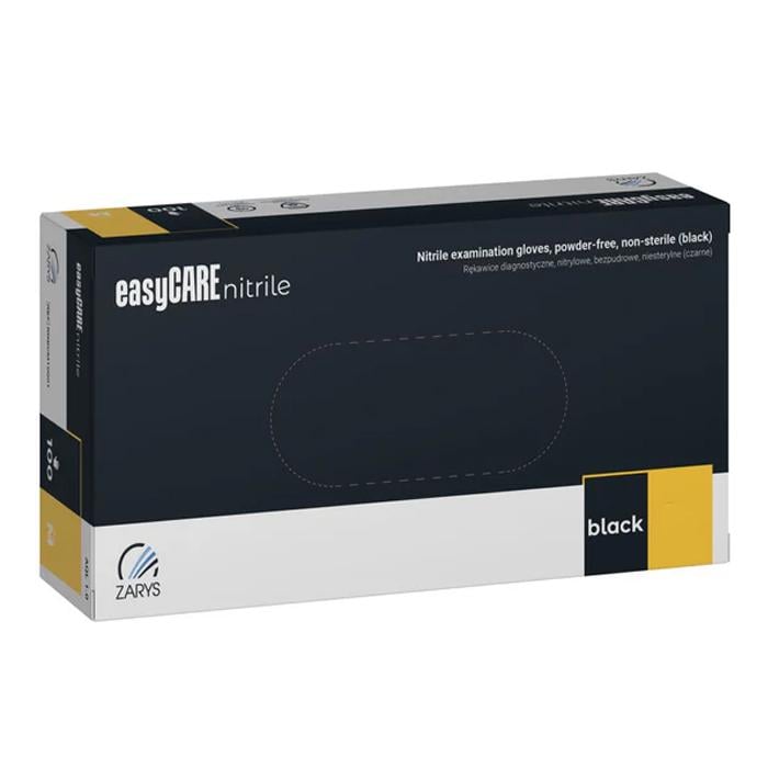 Перчатки нитриловые easyCARE nitrile неопудренные XL 100 шт. Black (easyCARE BLACK XL) Перчатки нитриловые easyCARE nitrile неопудренные XL 100 шт. Black (easyCARE BLACK XL)