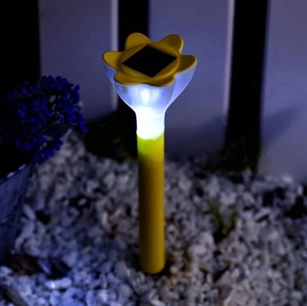 Садовый светильник Lemanso грунтовой на солнечной батарее с выключателем Желтый (CAB116) - фото 2 Садовый светильник Lemanso грунтовой на солнечной батарее с выключателем Желтый (CAB116) - фото 2