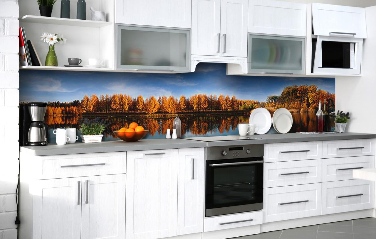 Кухонный фартук Пышная осень виниловый самоклеющийся 60х250 см