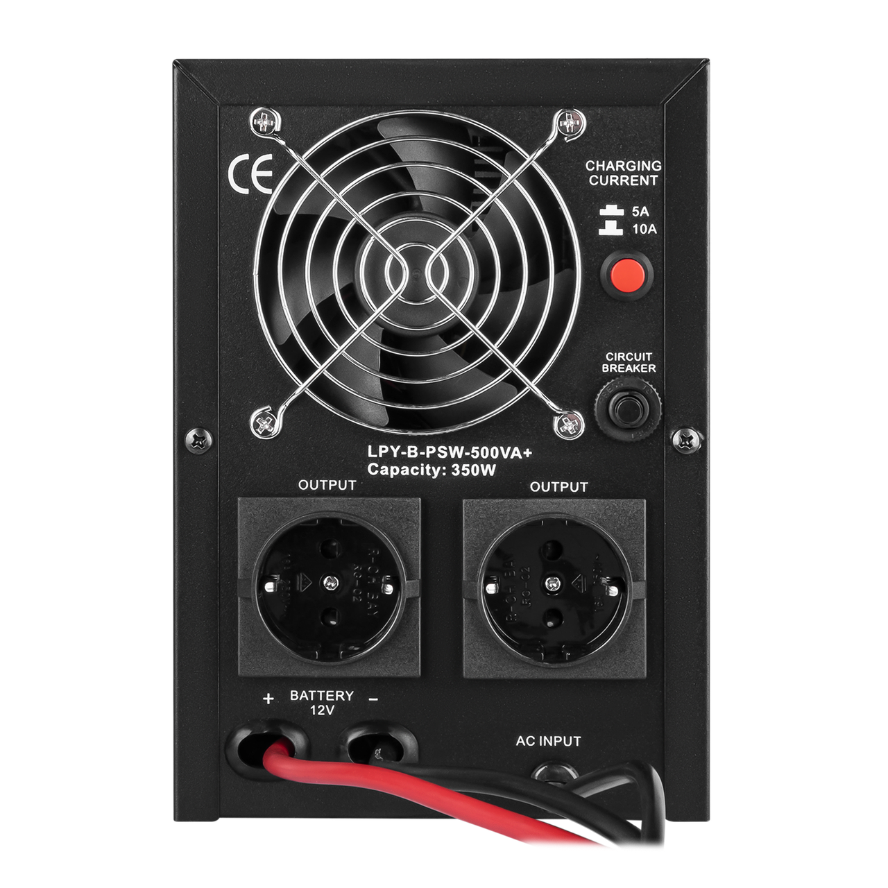 Источник бесперебойного питания LogicPower LPY-B-PSW-500VA+ 350 Вт 5A/10A с правильной синусоидой 12В - фото 5