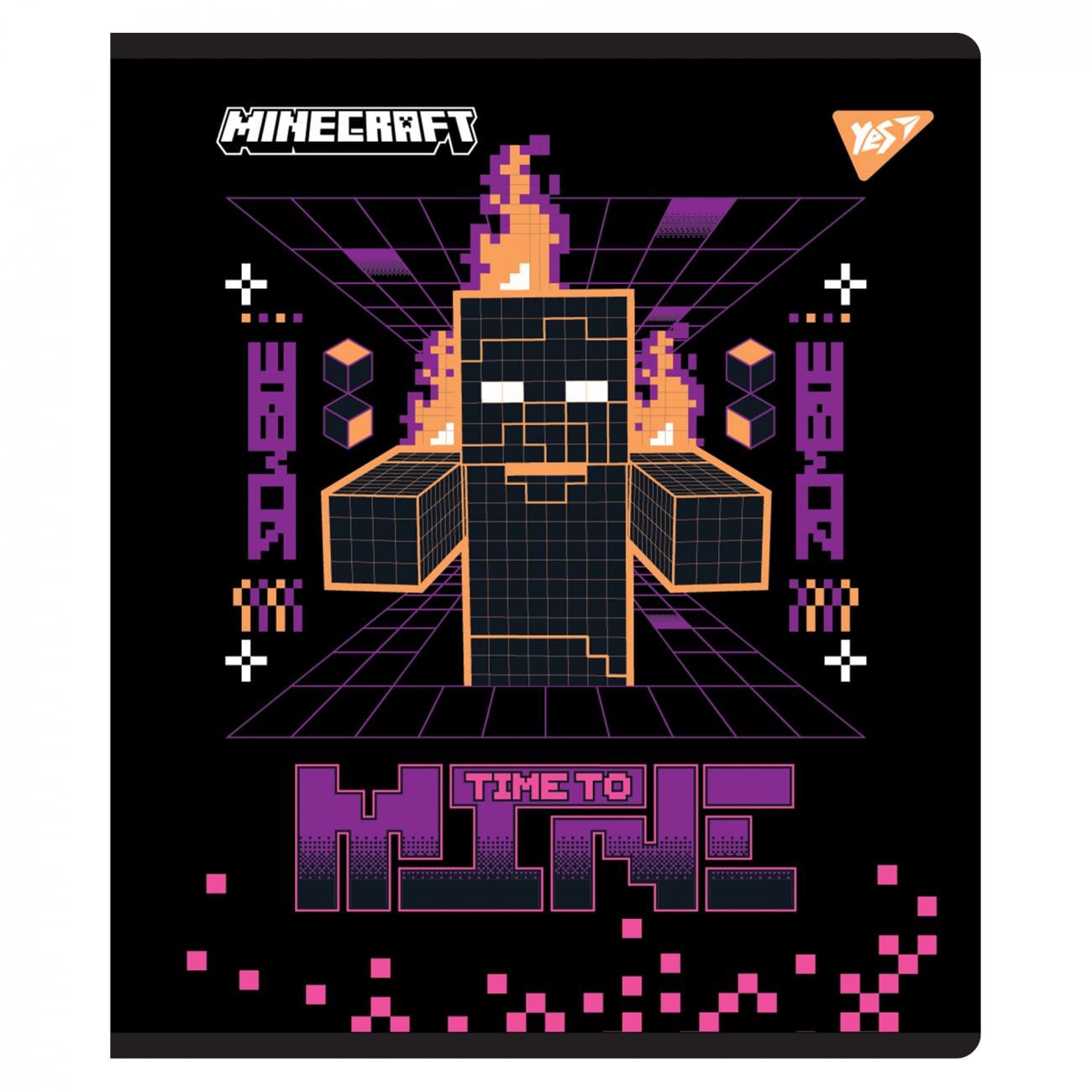 Тетрадь школьная YES Minecraft линия 18 л. (767532)