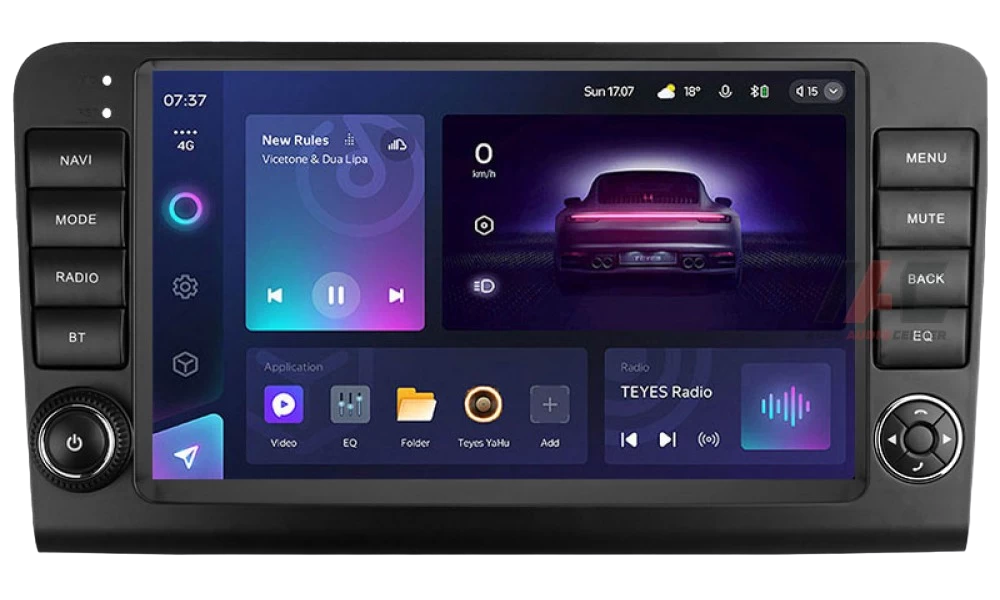 Магнитола штатная Teyes CC3 2K 6/128 GB для Mercedes Benz ML GL ML350/GL320/X164 2005-2009 г. F2 L1 9" (AR-80549)