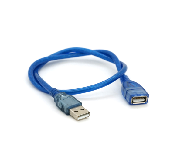 Подовжувач VOLTRONIC USB 2.0 AM/AF 0,5 м Blue (YT-AM/AF-0,5TBL)