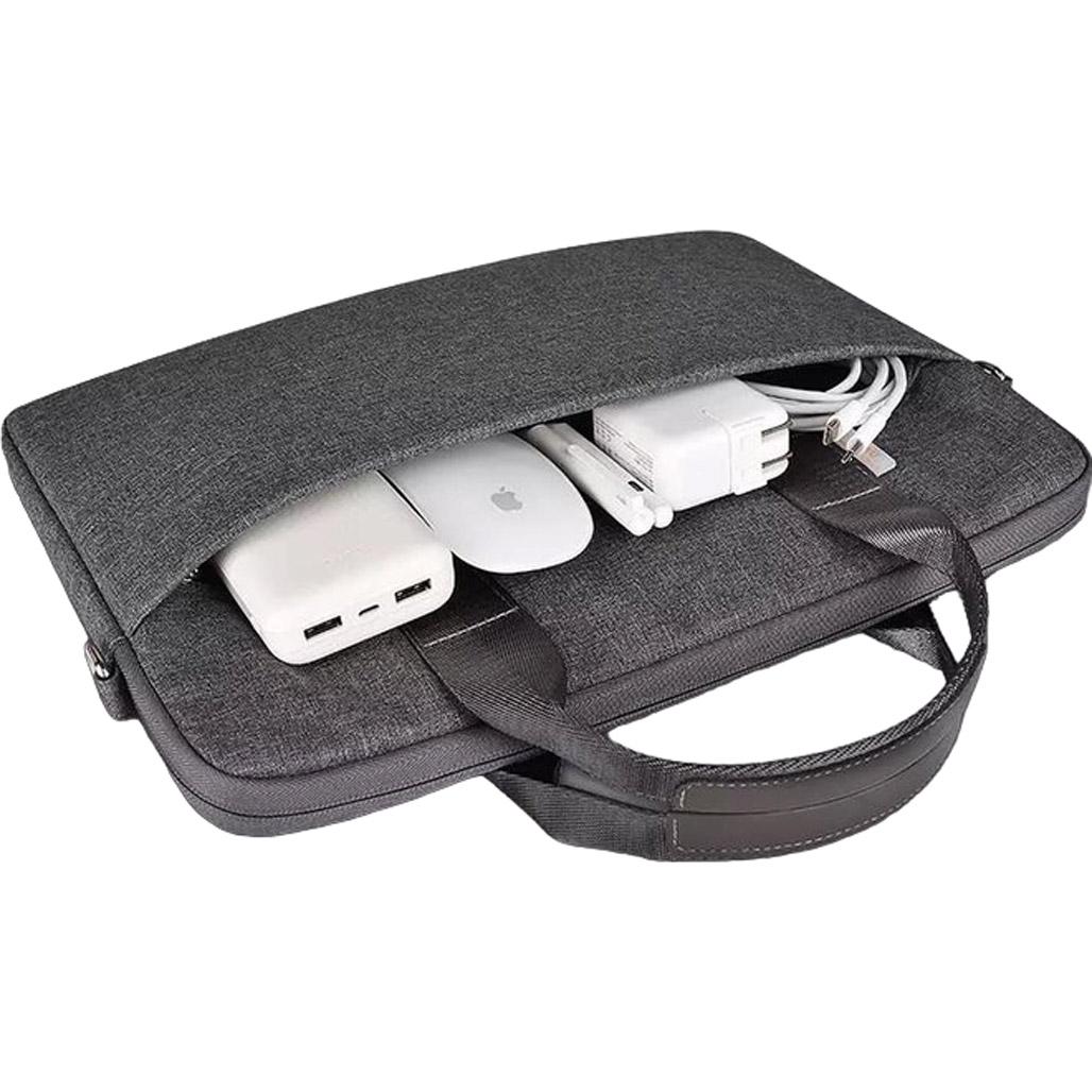 Сумка для ноутбука WiWU Minimalist Pro Laptop Bag 14" Grey - фото 5