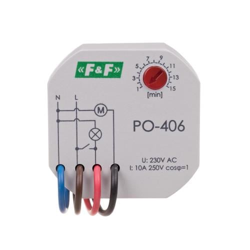 Реле часу електронне F&F PO-406 230V AC 10A (27871864)
