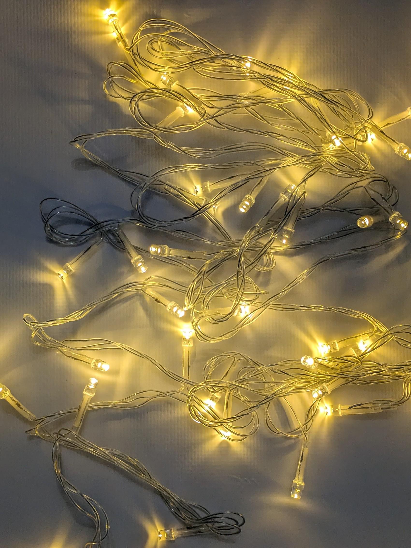 Гирлянда 40 лампочек 5 м Теплый белый (30668365)