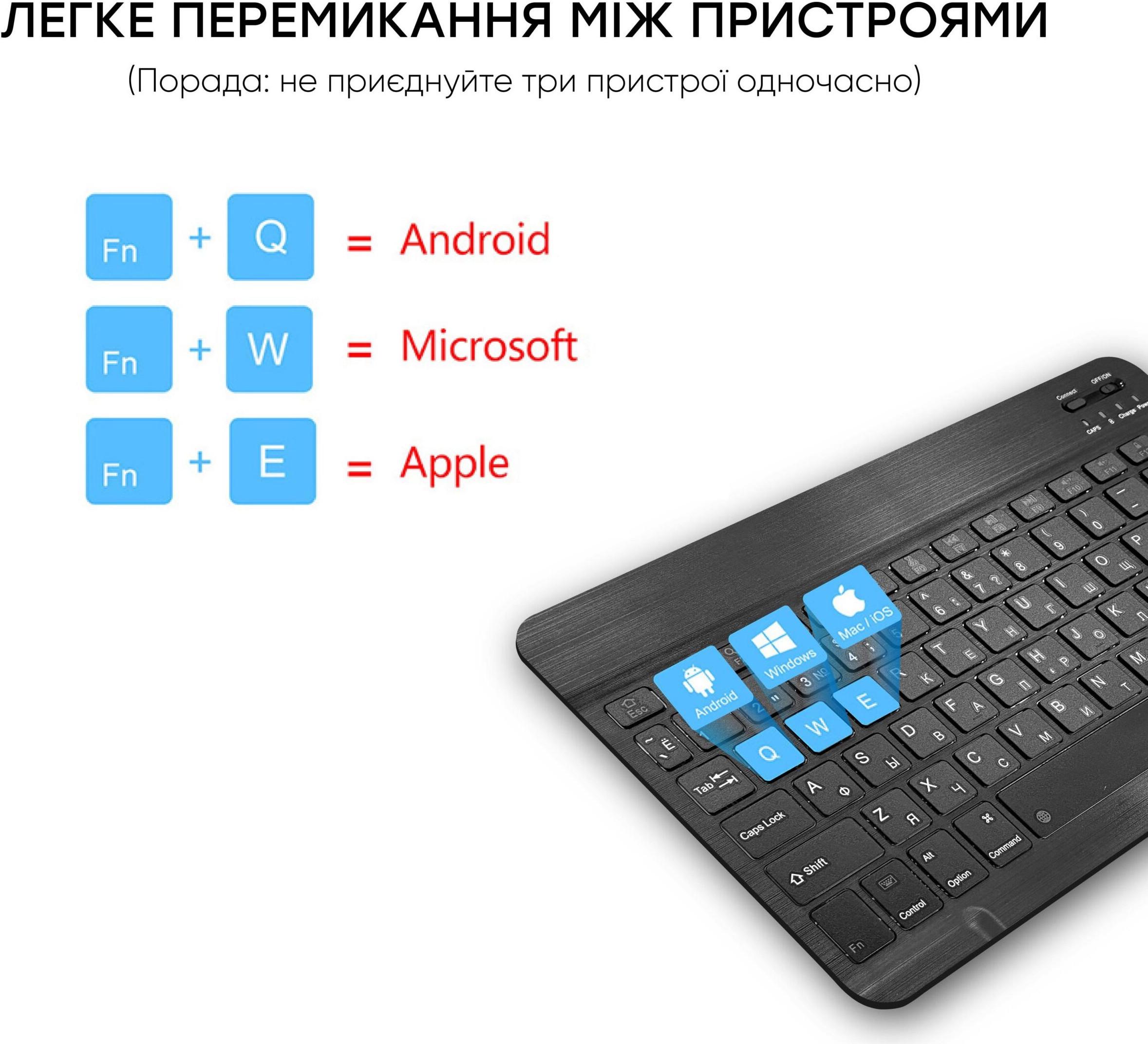 Клавиатура Airon Bluetooth KeyBoard Easy Tap for Smart TV & Tablet (4822352781027) - фото 6