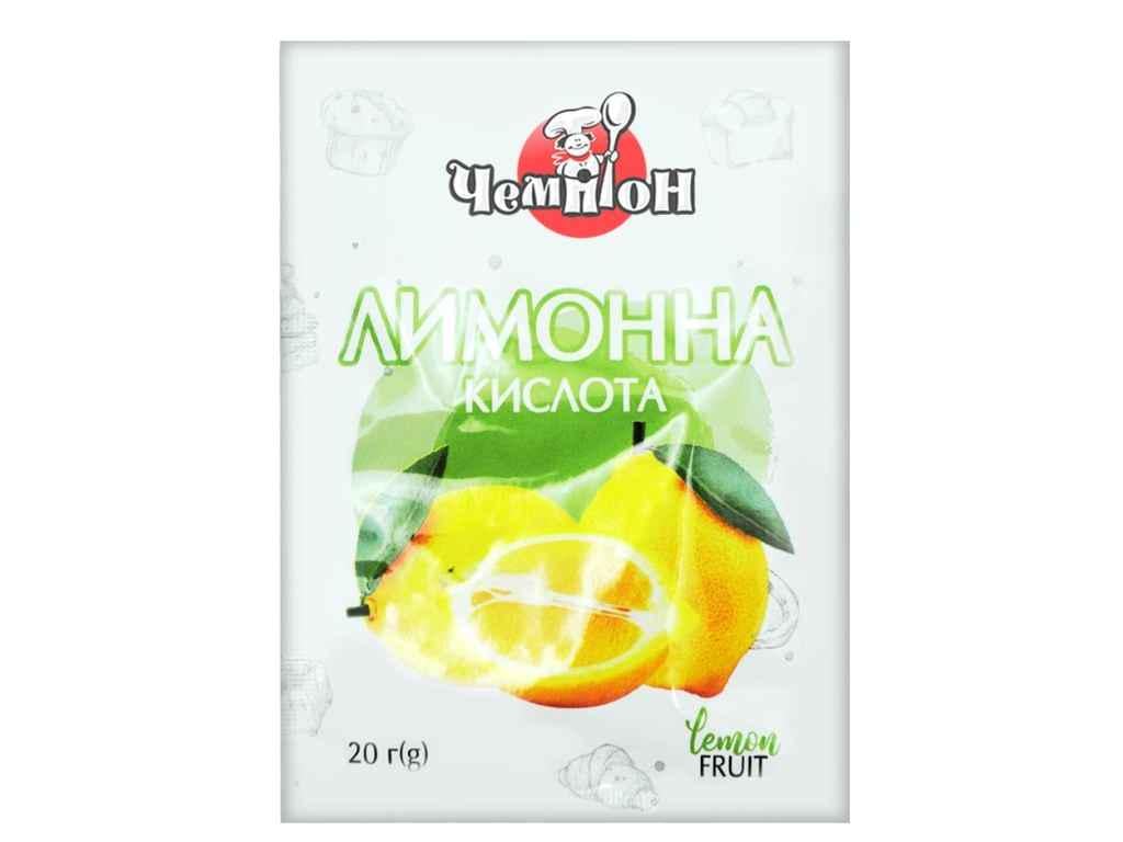 Лимонна кислота Чемпіон 20 г (974788)