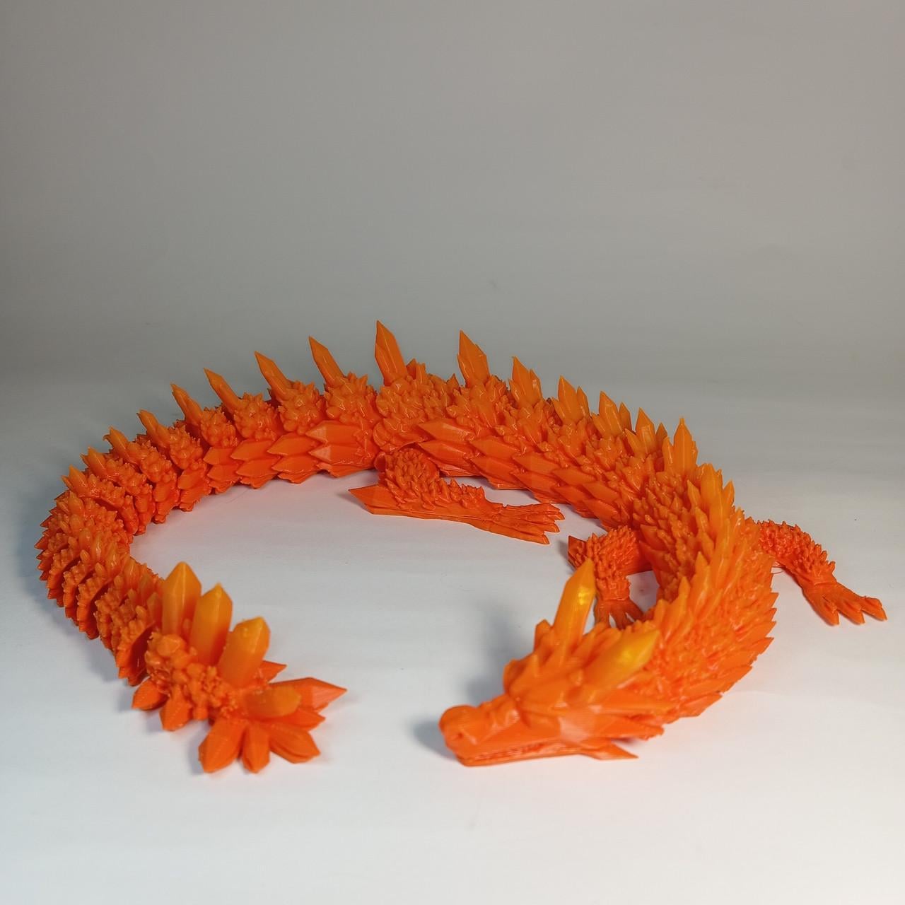 Игровая фигурка гибкая Articulated Crystal Dragon 40 см 3D-печать