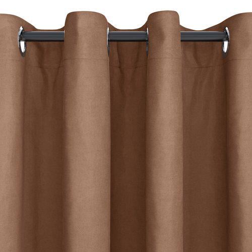 Занавеска 140x300 см полиэстер 1 шт. Коричневый