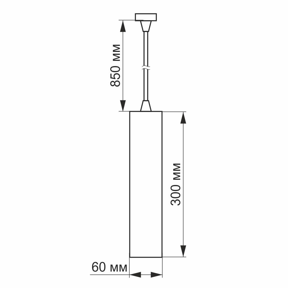 Подвесной LED светильник VIDEX 10W 4100K Черный (VL-SP-10034B) - фото 3