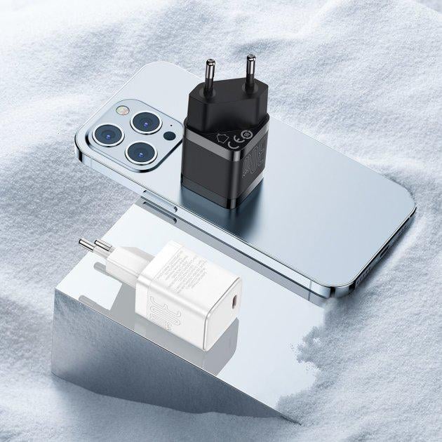 Зарядний пристрій Baseus GaN3 PD3.0 30 W 3 A Black (CCGN010101) - фото 2 Зарядний пристрій Baseus GaN3 PD3.0 30 W 3 A Black (CCGN010101) - фото 2