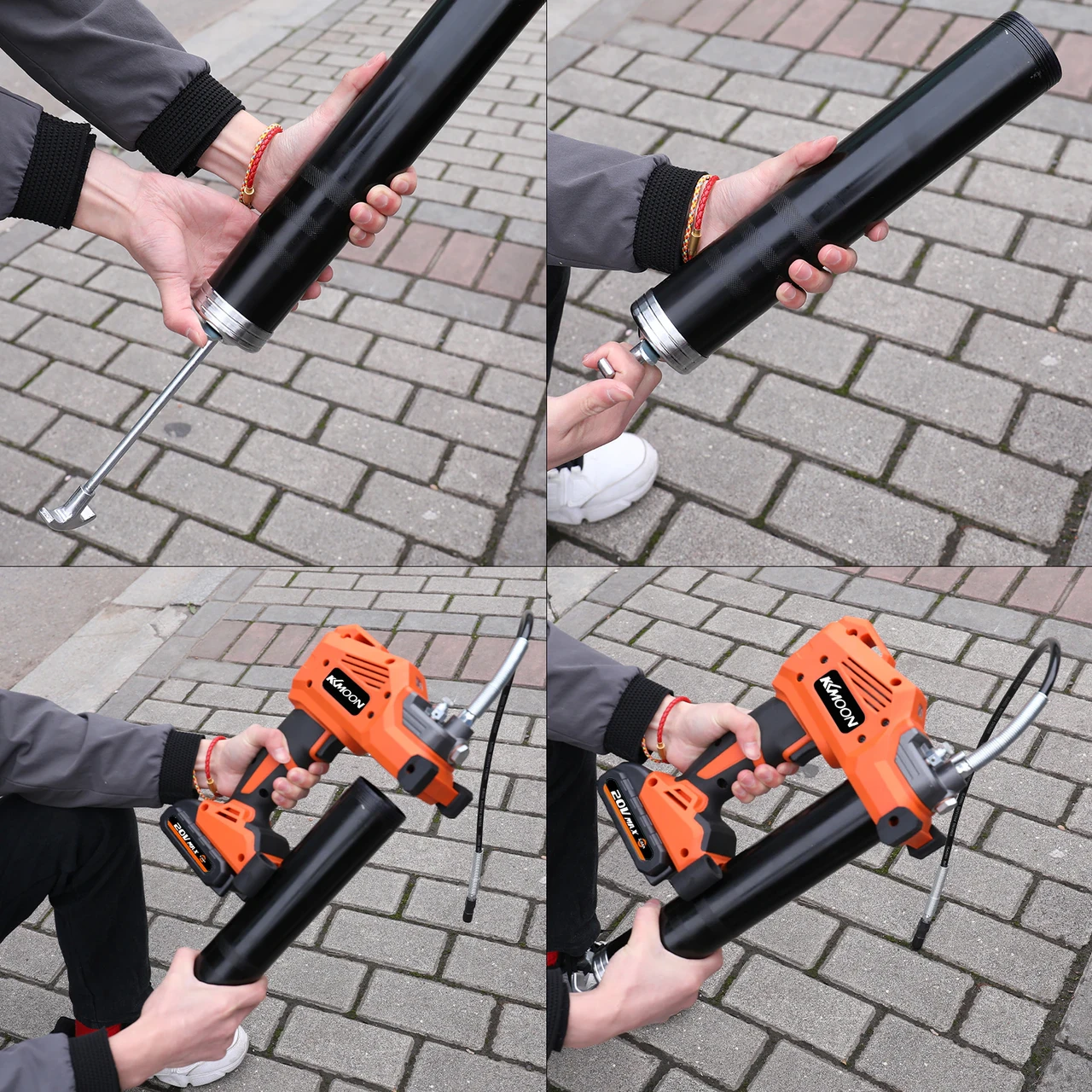 Нагнетатель масла электрический с аккумулятором 20 V (482018914) - фото 4