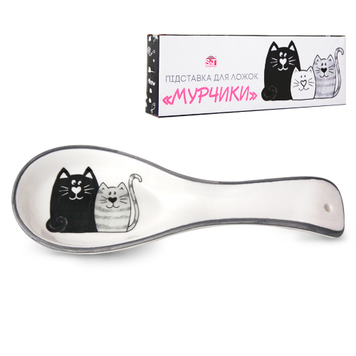 Підставка для ложок SNT Мурчики довжина 23 см висота 2,5 см (3653-19 )