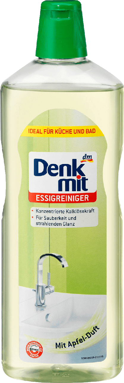 Засіб для чищення іржі та мильного нальоту Denkmit Essigreiniger Apfel 1000 мл (4010355489098)