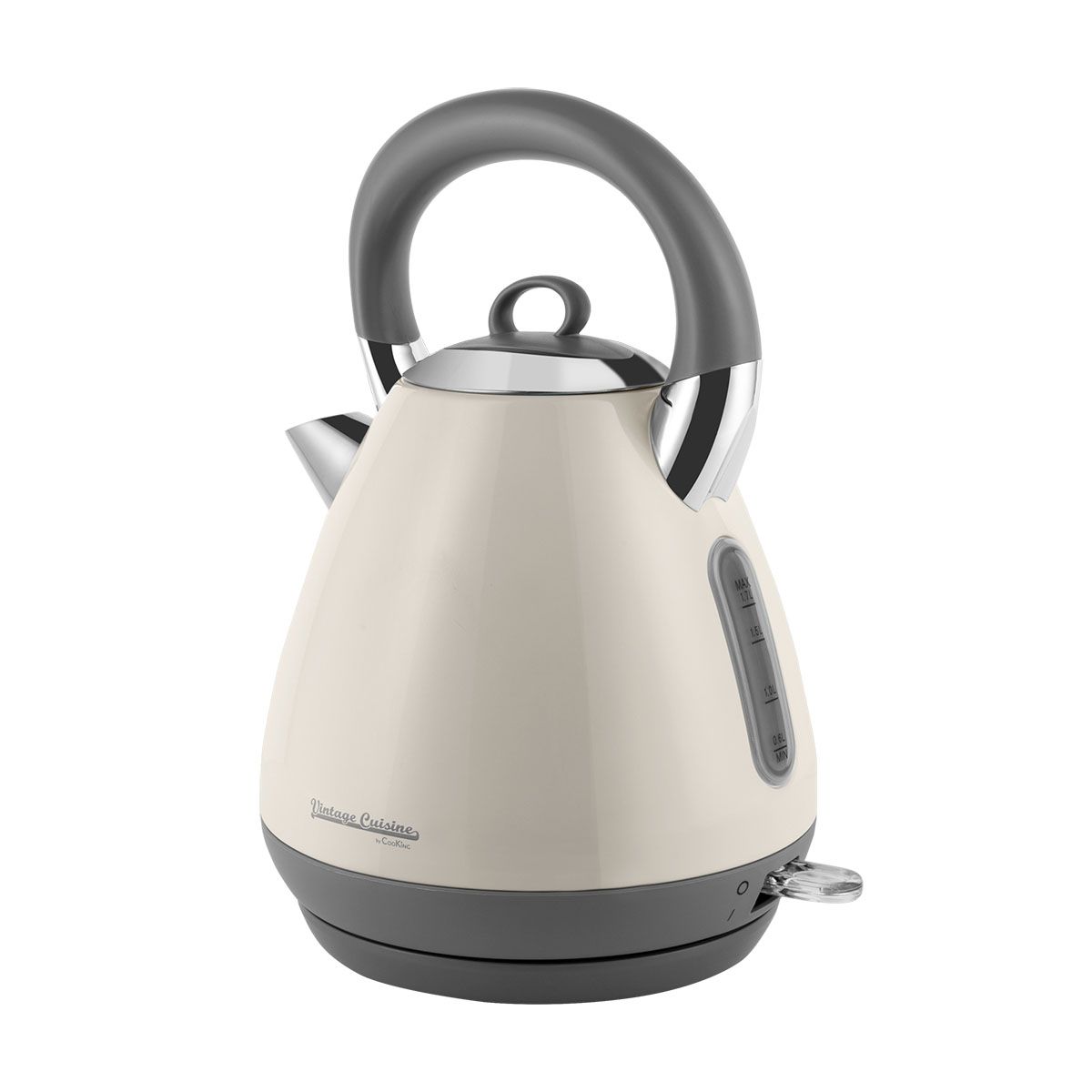 Электрочайник Vintage Cuisine Retro 2200 Вт Кремовый - фото 3 Электрочайник Vintage Cuisine Retro 2200 Вт Кремовый - фото 3