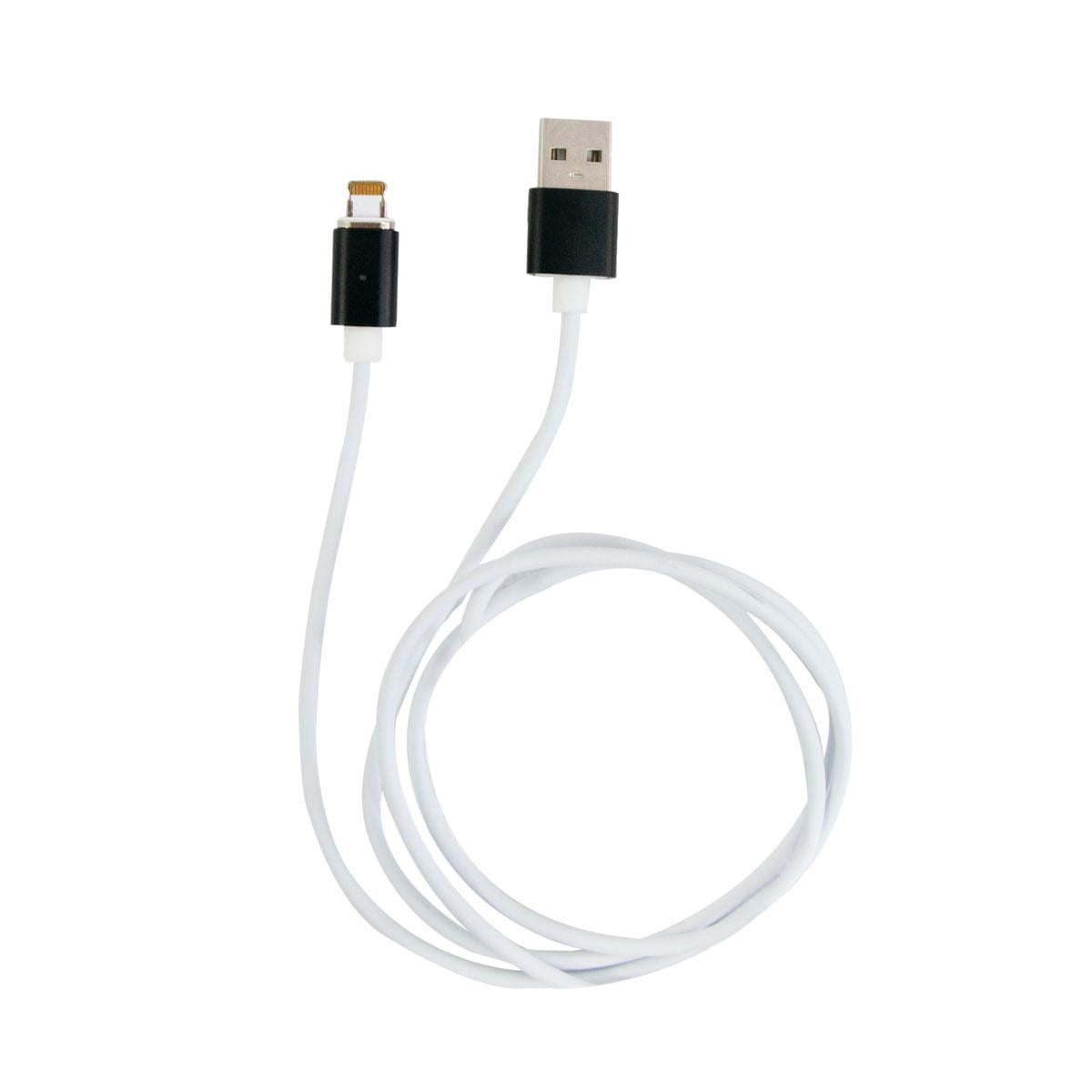 Магнитная зарядка кабель Lightning Magnetic Cable DM-M12 2 А 1 м Белый (1009542-White)