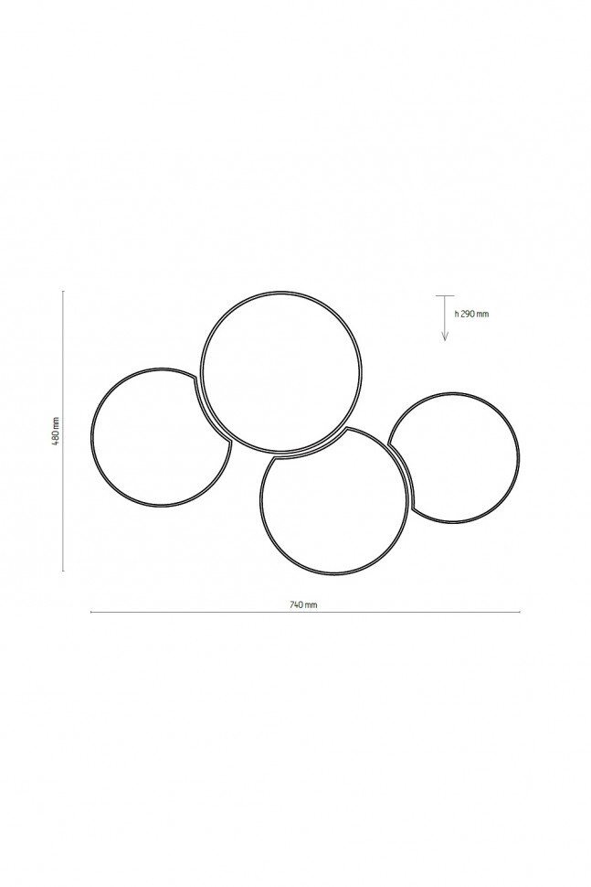 Люстра TK Lighting MONA KIDS 4 (3276) - фото 2