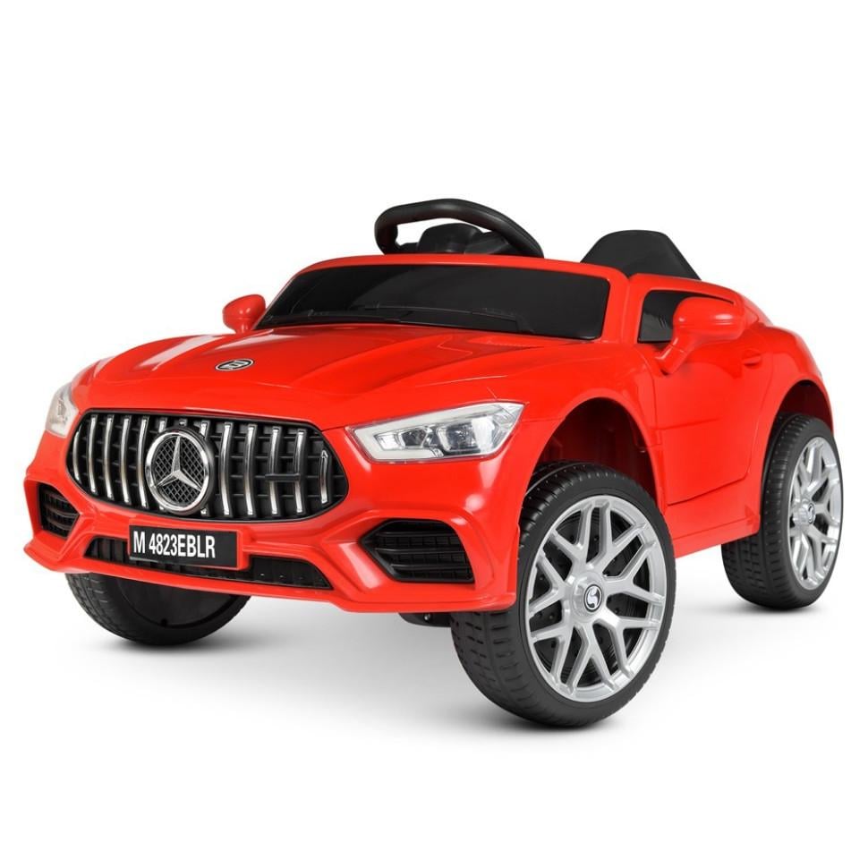 Детский электрический автомобиль Bambi Racer 12V одноместный до 30 кг Красный (DE-169-E-1047)