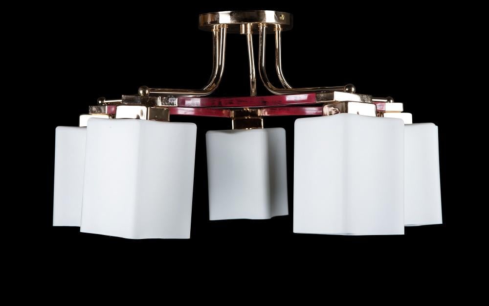 Люстра с плафонами Ray L2022/5 FGD/RWD (IR006351)