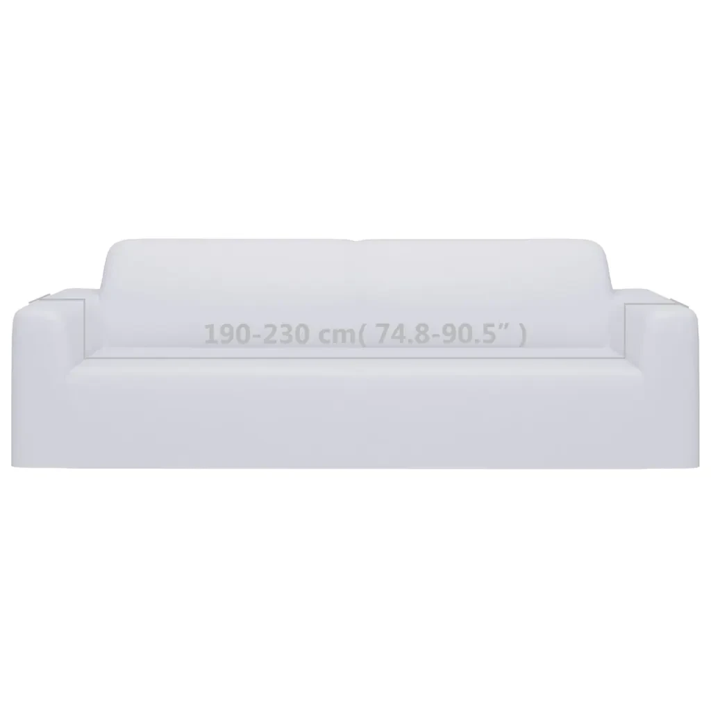 Чехол для дивана 3-местного Videx эластичный полиэстер защита от пятен легкая установка многоразовый 190-230 см Белый - фото 5 Чехол для дивана 3-местного Videx эластичный полиэстер защита от пятен легкая установка многоразовый 190-230 см Белый - фото 5