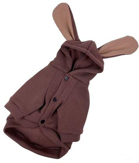 Толстовка для собак Dogs Bomba Кролик р. 4 Коричневый (73489518)