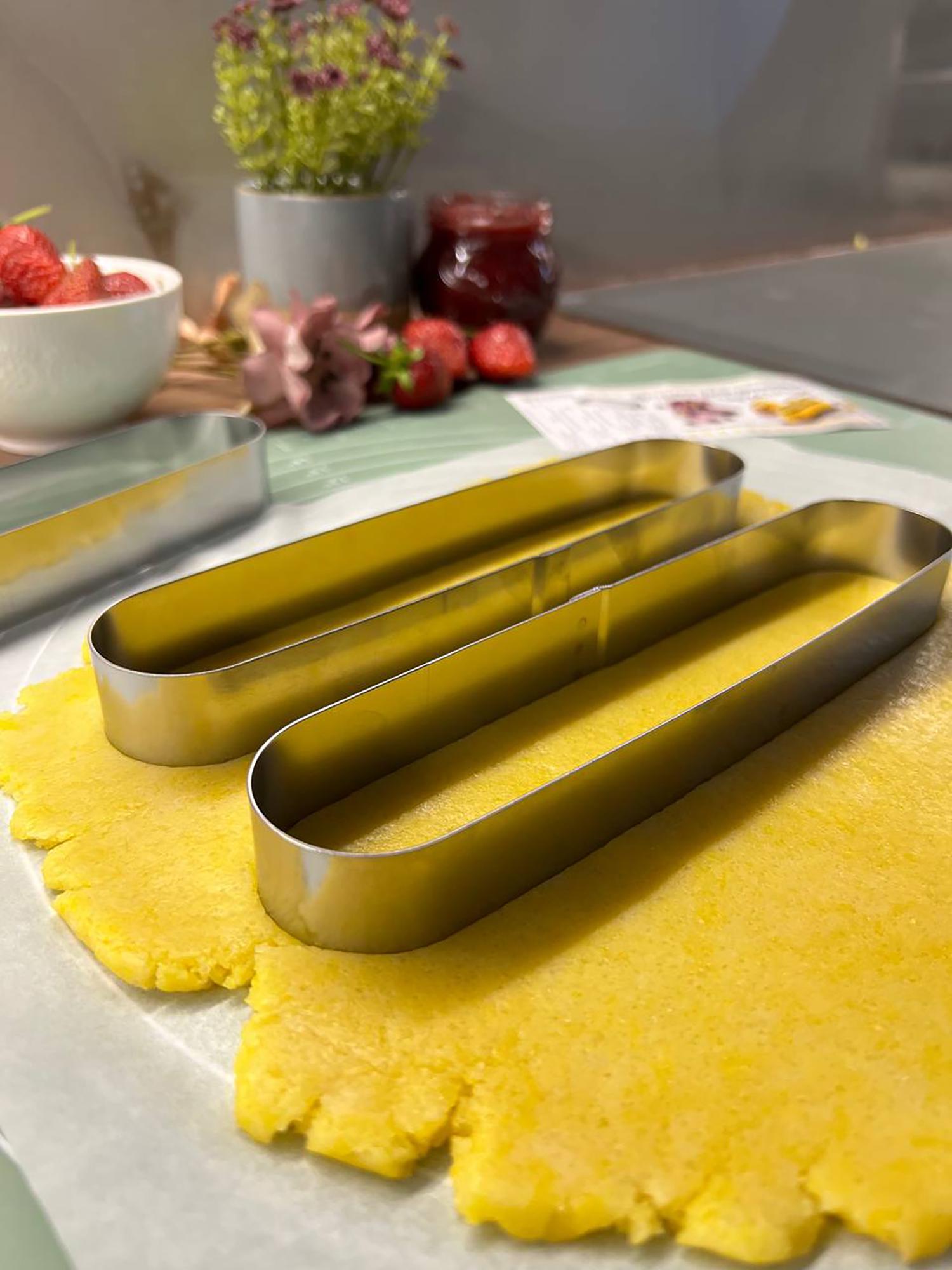 Набір формочок для еклерів/тістечок та тарталеток 4 шт. 20х4х2,5 см - фото 7 Набір формочок для еклерів/тістечок та тарталеток 4 шт. 20х4х2,5 см - фото 7