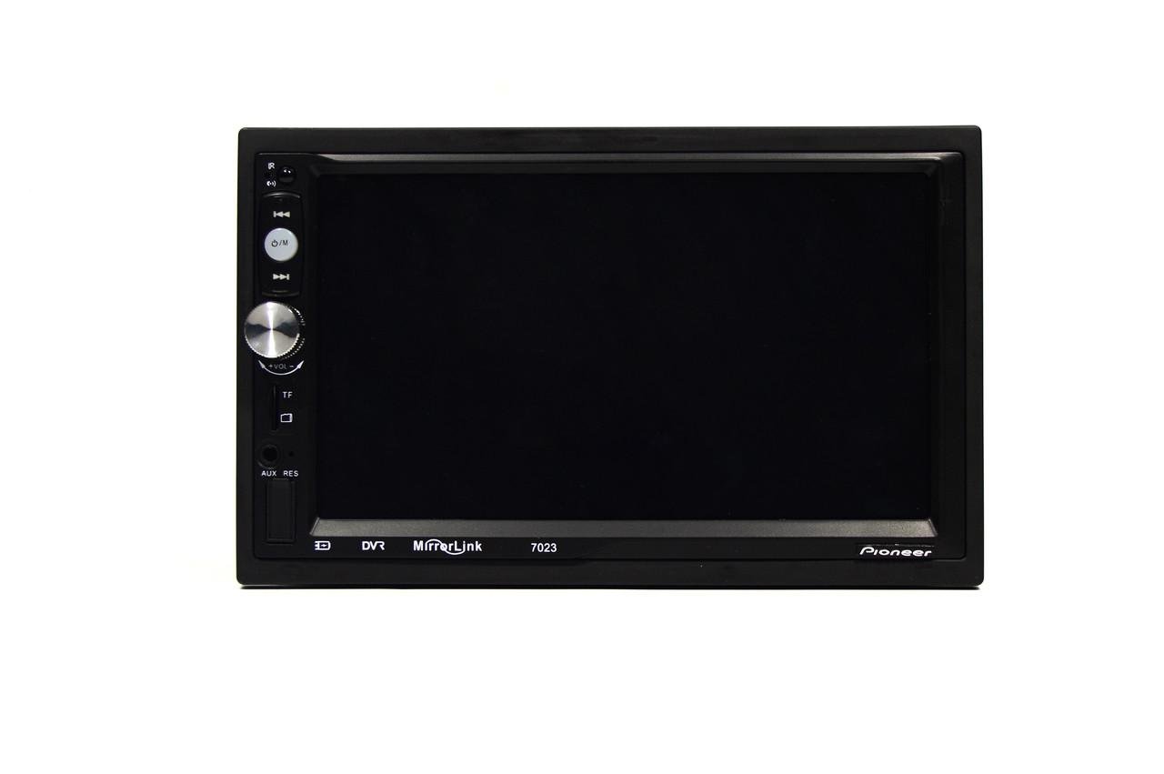 Автомагнитола Pioneer 7023CRB 2DIN USB/microSD/FM/AUX/Bluetooth с сенсорным экраном 7" 4x45 Вт