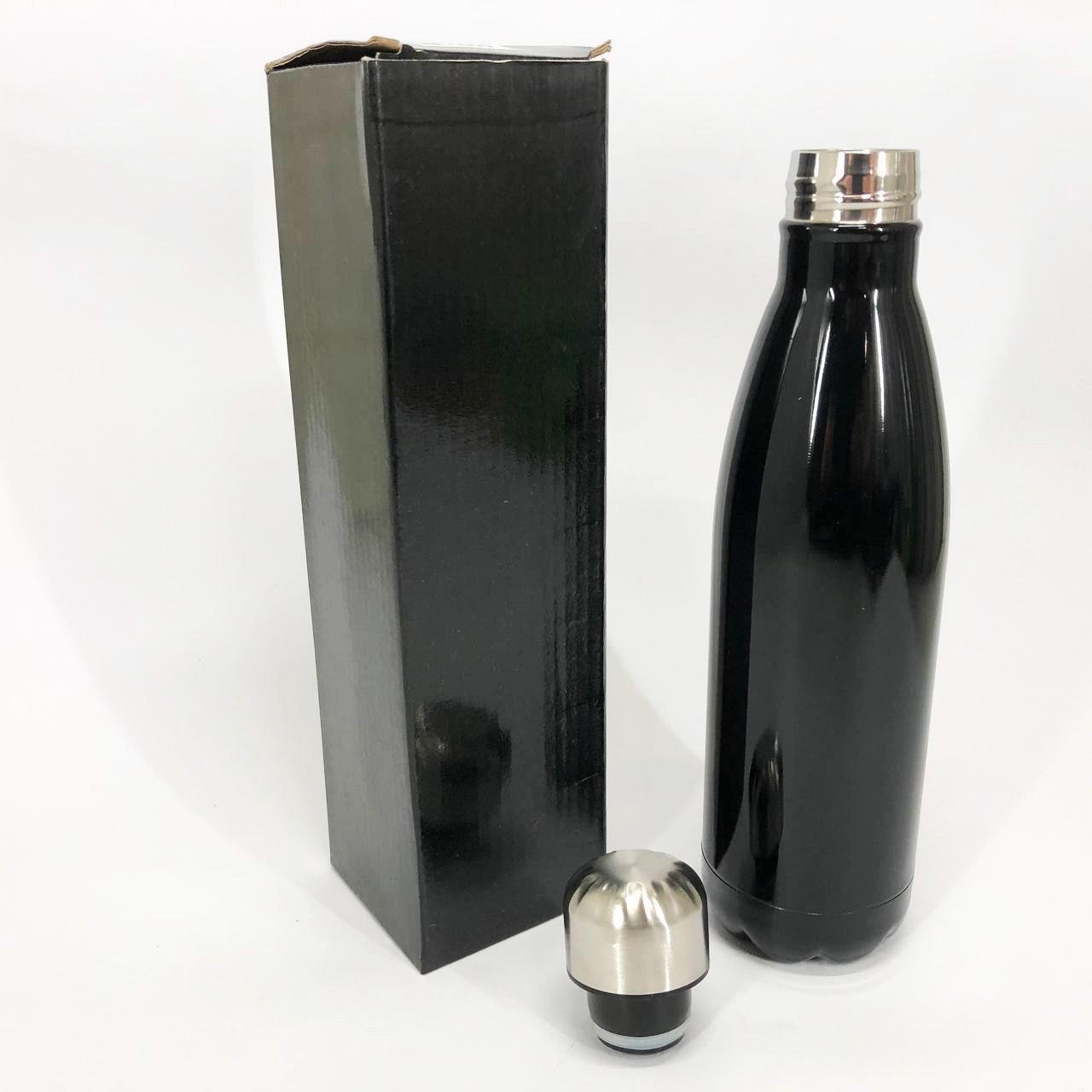 Термос Unique из нержавеющей стали 0,75 л Черный (MX-10828C)